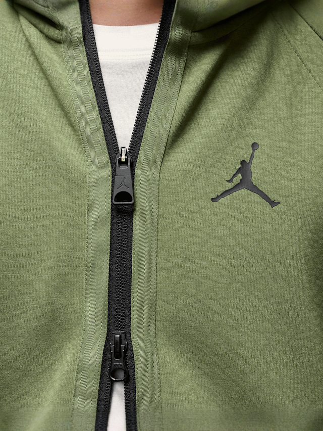 Jordan, Dri-Fit Sport Statement All Over Print Air Full Zip, green, Image 5 of 7