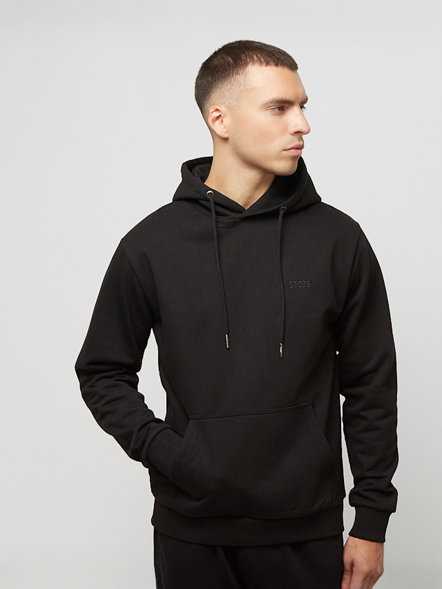 SNIPES, Small Logo Essential Hoodie, black, Image 1 of 5