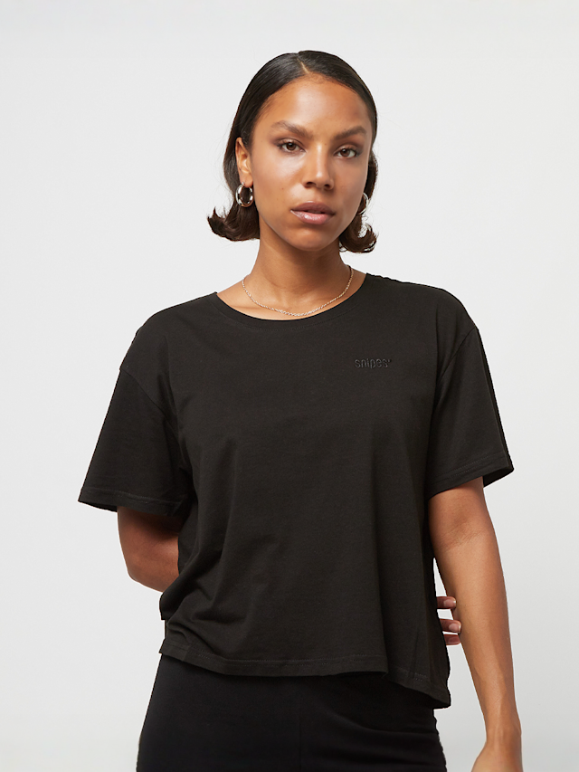 SNIPES, Small Logo Essential Tee, black, Image 1 of 4