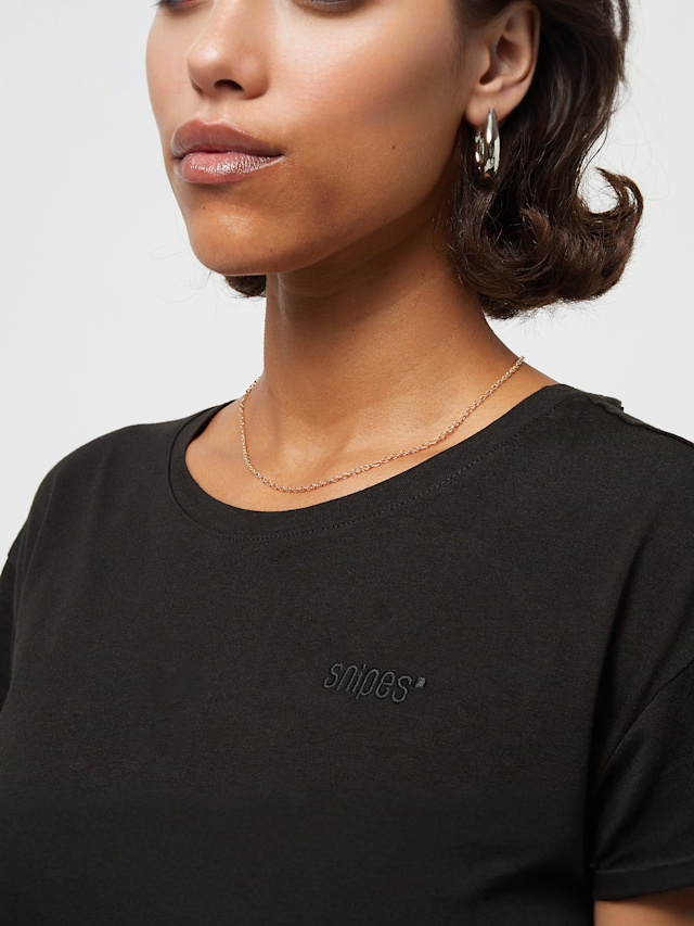 SNIPES, Small Logo Essential Tee, black, Image 3 of 4
