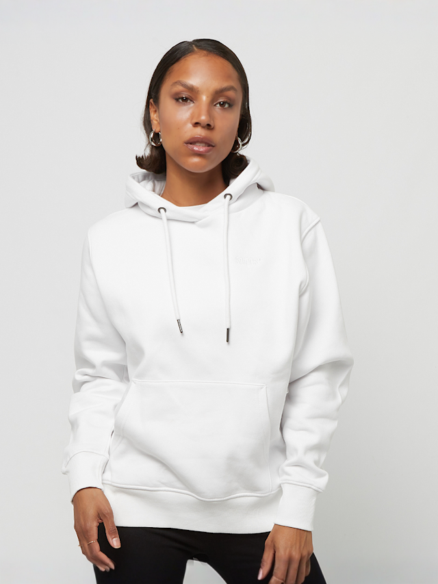 SNIPES, Small Logo Essential Hoodie, white, Image 1 of 4