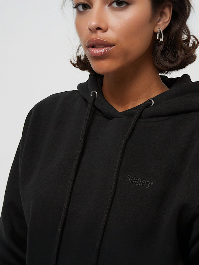 SNIPES, Small Logo Essential Hoodie, black, Image 3 of 4