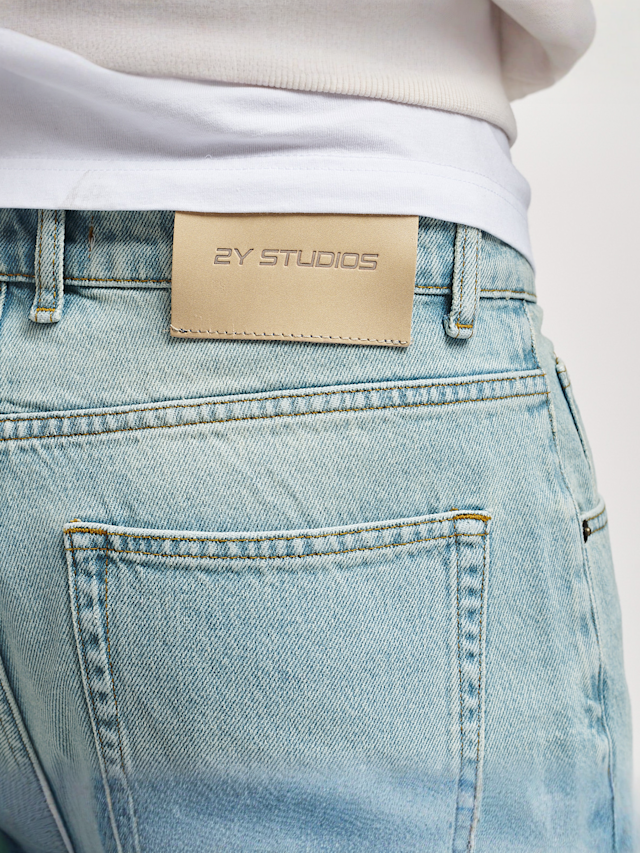 2Y STUDIOS, Adrik Basic Baggy Jeans, blue, Image 3 of 4