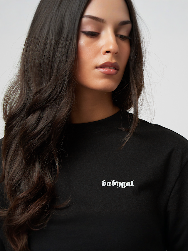 Miss Tee, Babygal Tee, black, Image 3 of 5