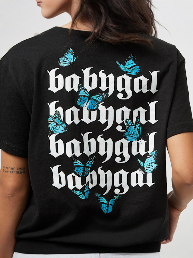Miss Tee, Babygal Tee, black, Image 4 of 5