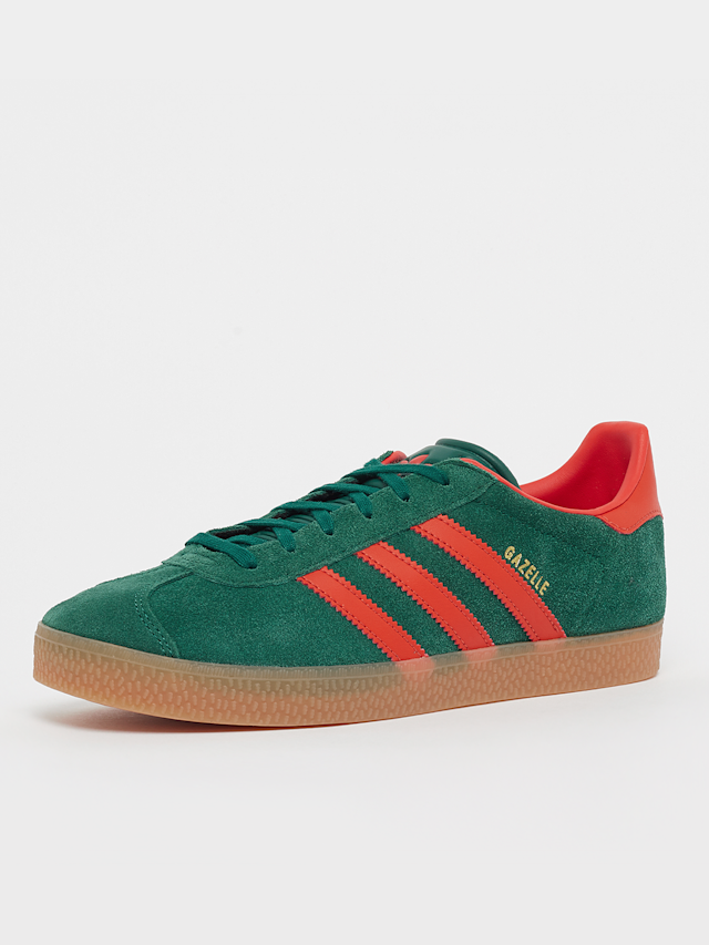 adidas Originals, Gazelle Kids Sneaker (GS), green, Image 2 of 5