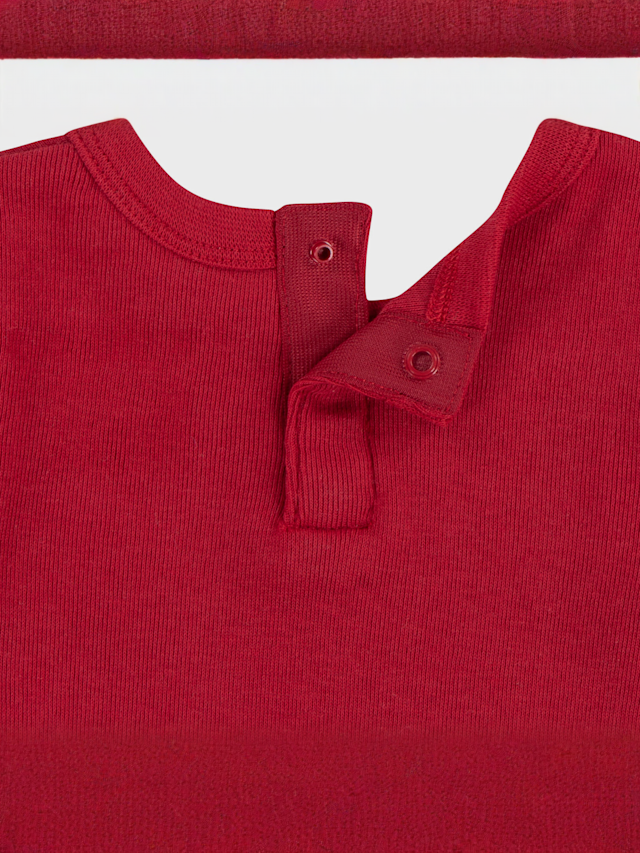 Jordan, Junior Jumpman Romper (3 Piece), red, Image 3 of 4