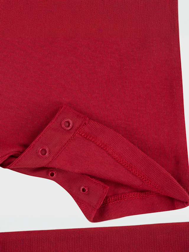 Jordan, Junior Jumpman Romper (3 Piece), red, Image 4 of 4