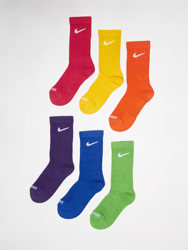 Nike, 6 PACK - Dri-Fit Performance Basic Crew Socks, multi-colour, Image 1 of 2