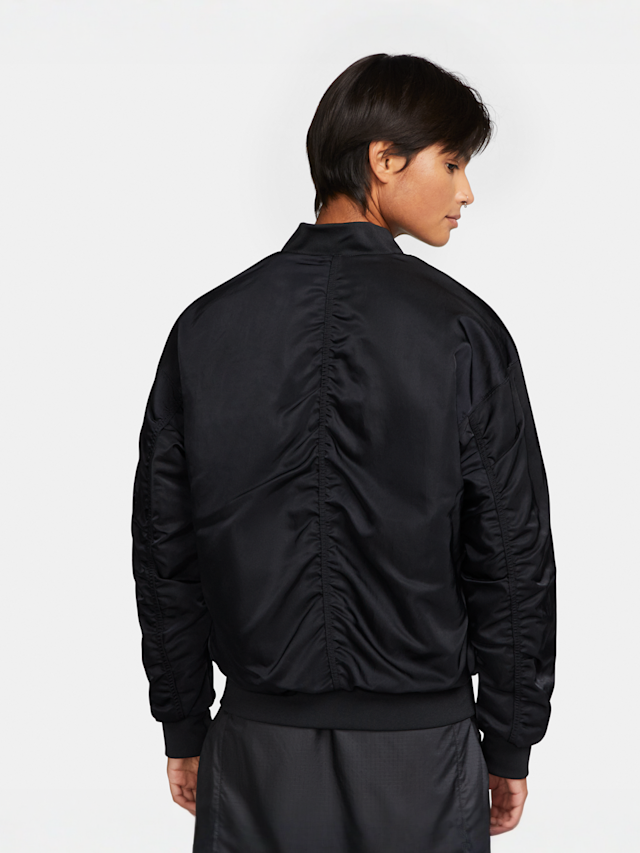 Nike, Sportswear Reversible Varsity Bomber Jacket, black, Image 3 of 7