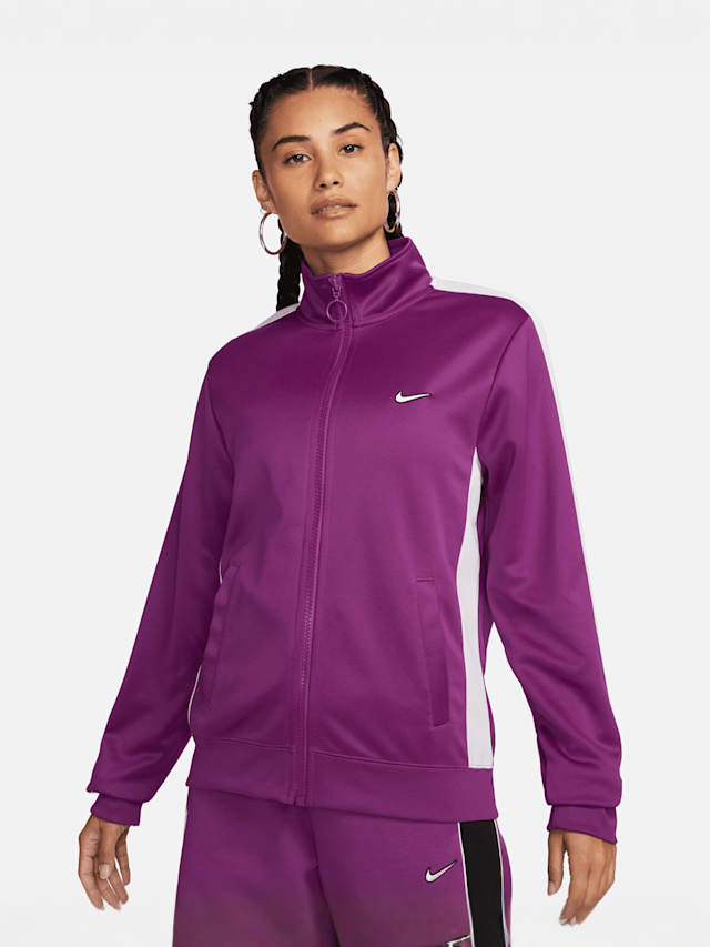 Nike, Sportswear Poly-Knit Jacket Swoosh, purple, Image 1 of 5