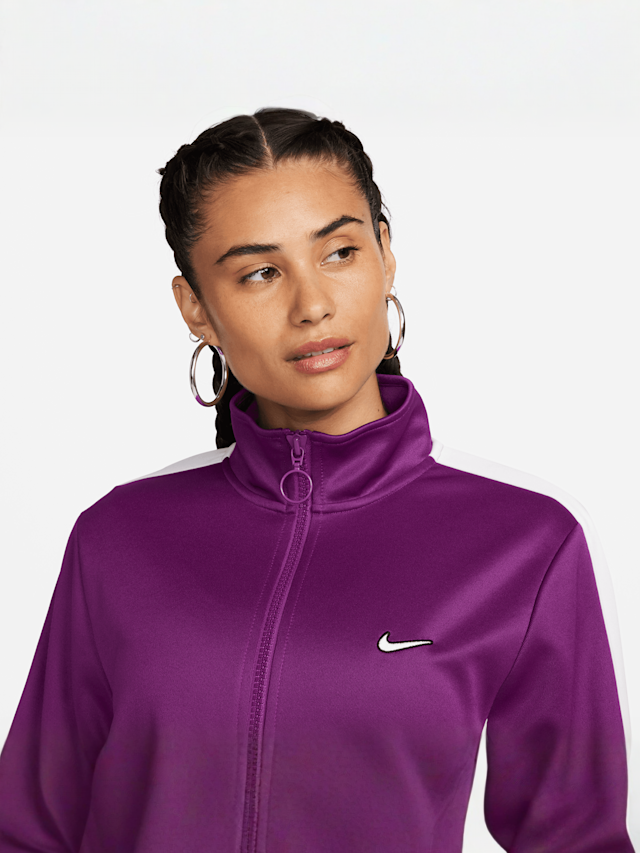 Nike, Sportswear Poly-Knit Jacket Swoosh, purple, Image 3 of 5