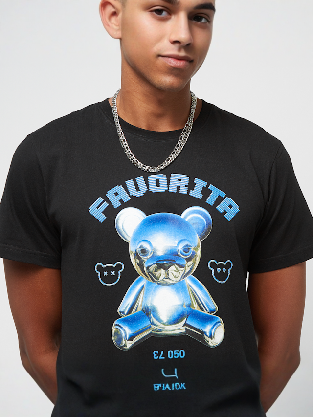 Mister Tee, El Oso Tee, black, Image 3 of 4