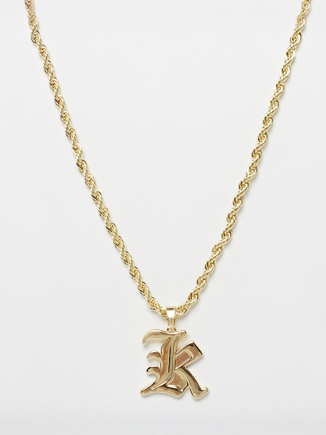 Karl Kani, Old Englisch Charm Helix Chain, gold, Image 1 of 4