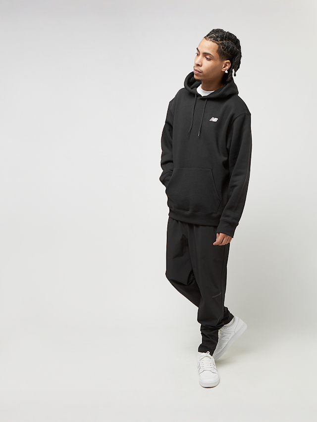 New Balance, Small Logo Brushed Hoodie, black, Image 4 of 4