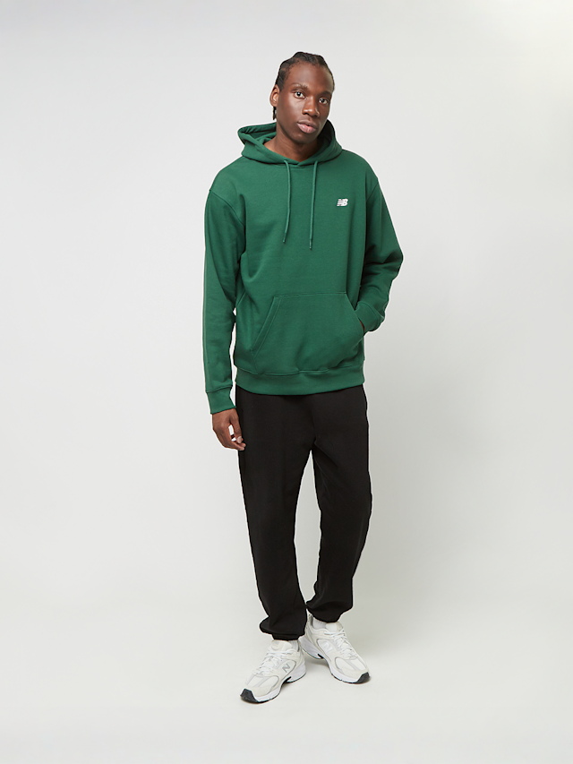 New Balance, Small Logo Brushed Hoodie, green, Image 4 of 4