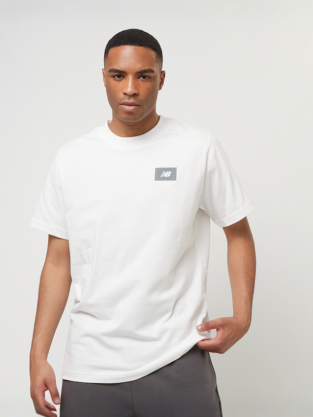 New Balance, Logo Tee, white, Image 2 of 5