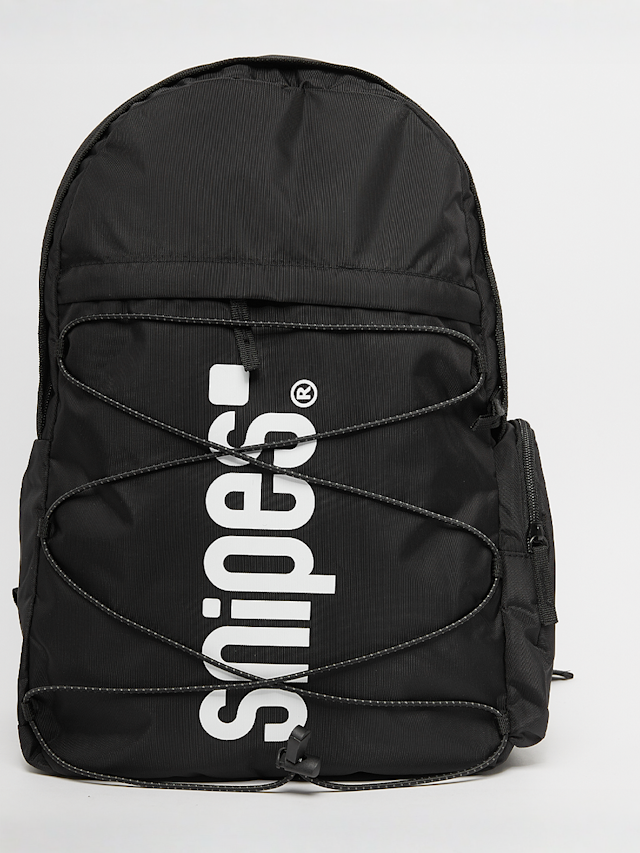 SNIPES, Medium Basic Logo Drawstring Skate Backpack, black, Image 1 of 5