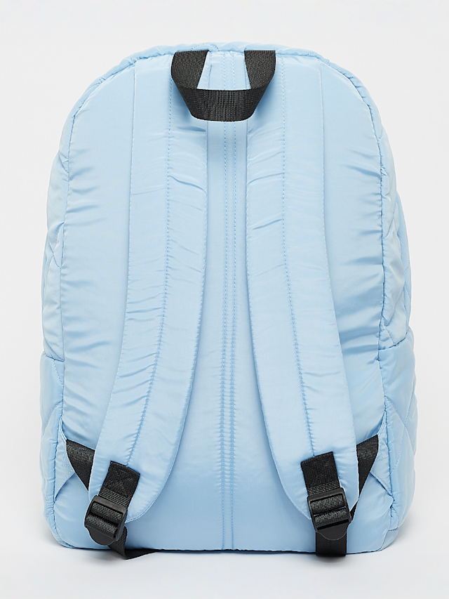 SNIPES, Rubber Badge Basic Logo Diamond Quilted Backpack, blue, Image 3 of 7