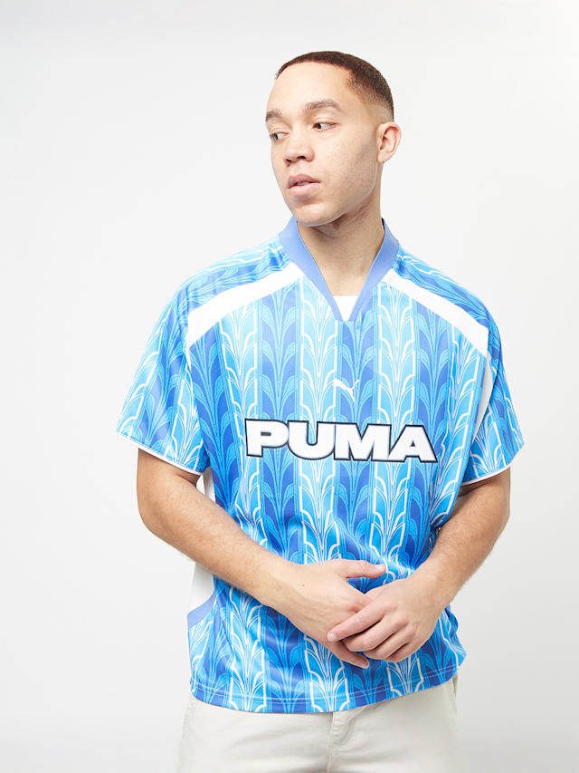 PUMA, Football Jersey All-Over-Print, blue, Image 1 of 4