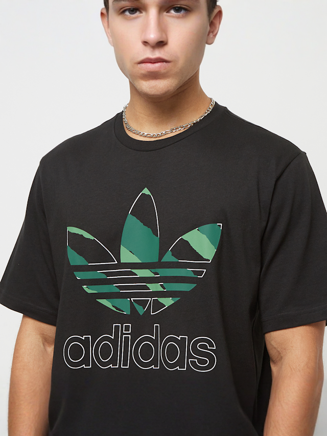 adidas Originals, Ripped Camo T-Shirt Exclusive, black, Image 3 of 4