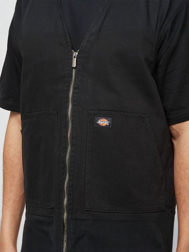 Dickies, Duck Canvas Summer Vest, black, Image 3 of 4