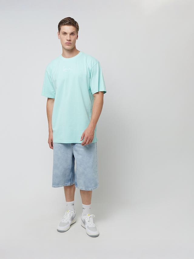 Karl Kani, Small Signature Essential Tee, turquoise, Image 4 of 4