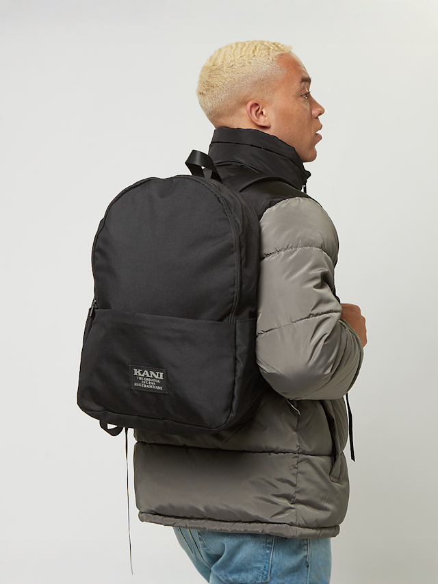 Karl Kani, Retro Back to School Backpack, black, Image 6 of 6