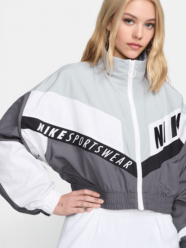 Nike, Sportswear Woven Jacket, grey, Image 4 of 7