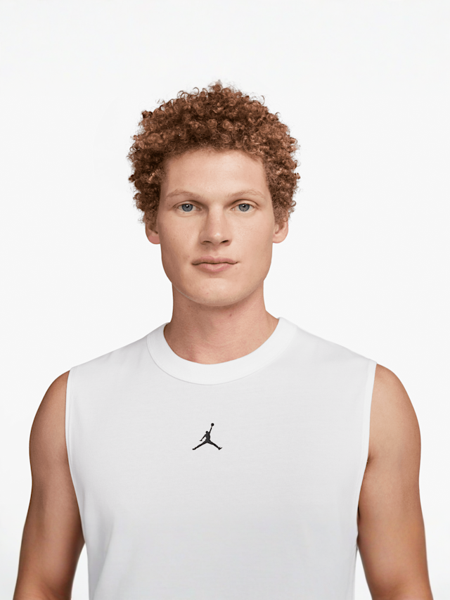 Jordan, Dri-Fit Sport Sleeveless Top, white, Image 3 of 3