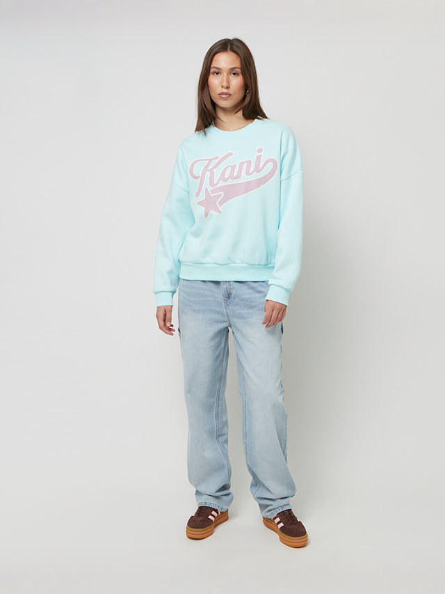 Karl Kani, Woven Signature Star Logo Crew, blue, Image 4 of 4