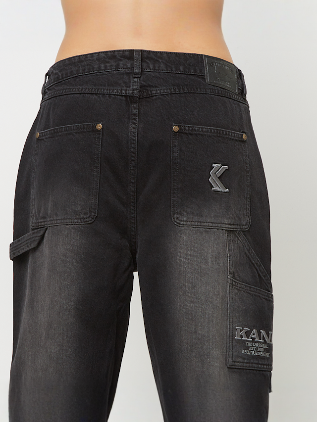 Karl Kani, OG Baggy Workwear Denim vintage, black, Image 4 of 5