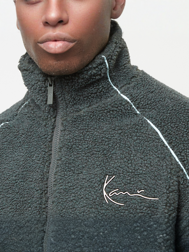 Karl Kani, Metal Signature Teddy Jacket, grey, Image 3 of 4
