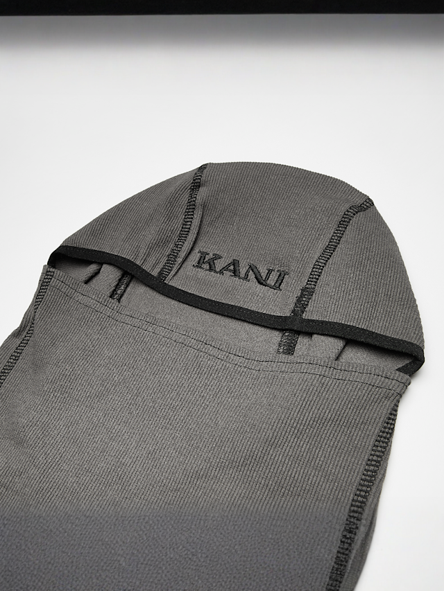 Karl Kani, Retro Rib Balaclava, grey, Image 4 of 4