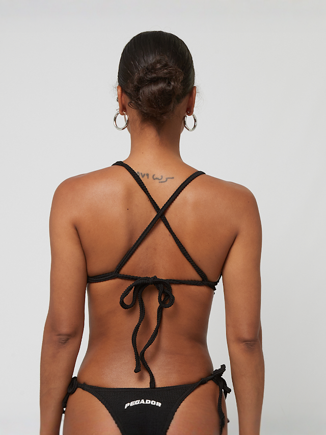 Pegador, Ramira Triangle Bikini Top, black, Image 2 of 4