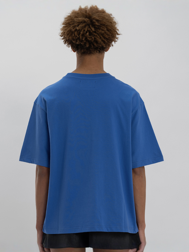 Low Lights Studios, Basic Logo T-Shirt, blue, Image 2 of 4