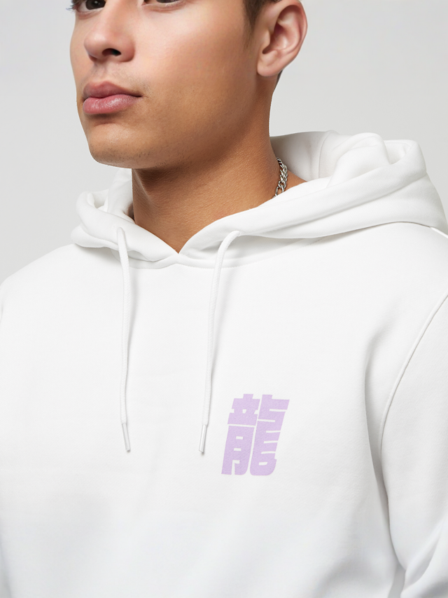 Mister Tee, Glory Dragon V2 Hoody, white, Image 3 of 5
