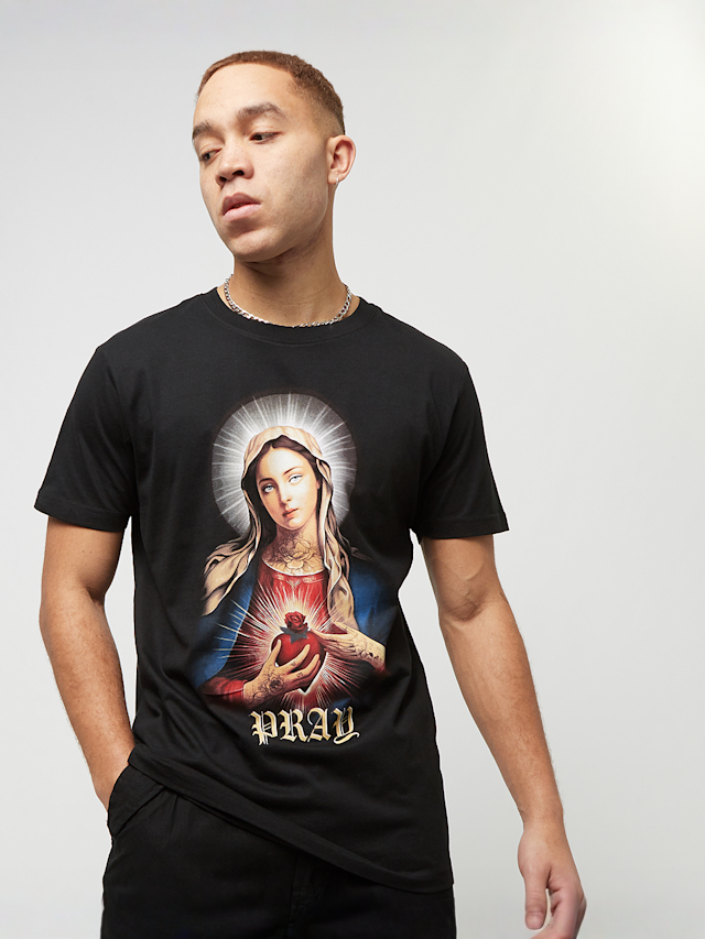 Mister Tee, Praying Mary Tee, black, Image 1 of 4