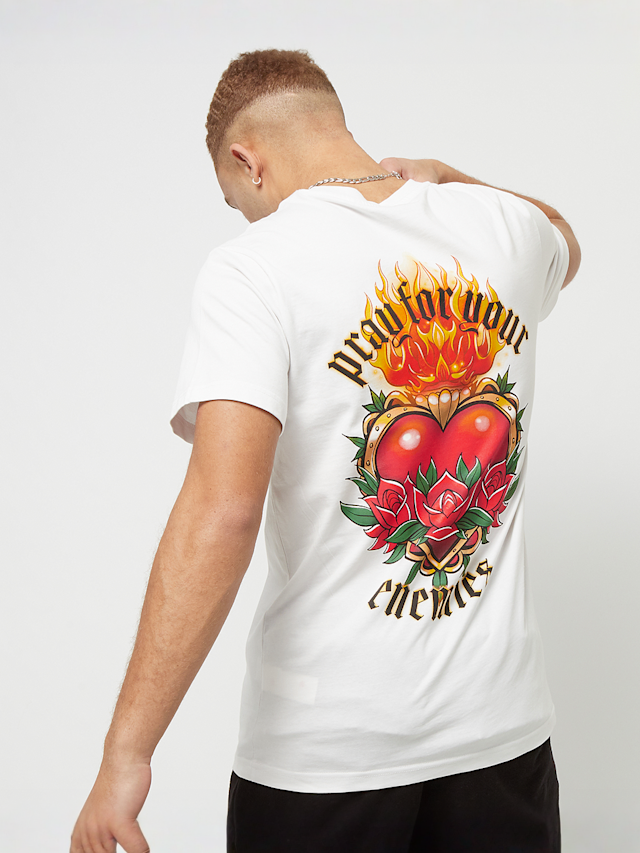 Mister Tee, Pray For Your Enemies Tee, white, Image 1 of 5