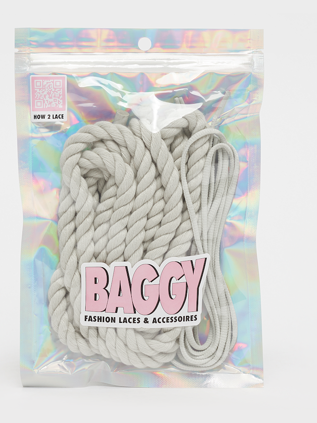 BAGGY, Rope Laces 10mm Set 100cm, grey, Image 1 of 2