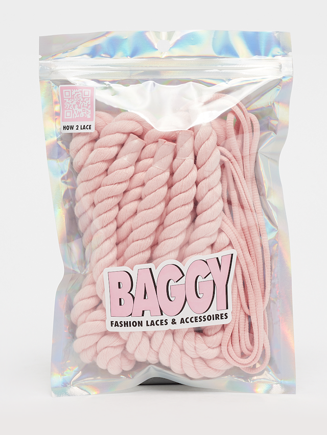 BAGGY, Rope Laces 10mm Set 120cm, light pink, Image 1 of 2