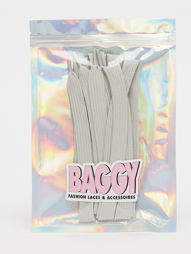 BAGGY, Fat Laces 2 Layer 120cm, grey, Image 1 of 2