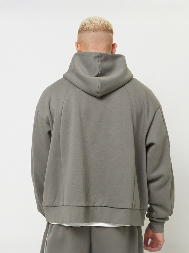 Karl Kani, Boxy Full Zip Hoodie, grey, Image 2 of 4