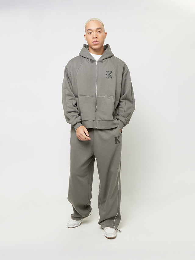 Karl Kani, Boxy Full Zip Hoodie, grey, Image 4 of 4