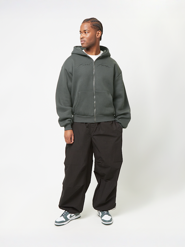 Karl Kani, Autograph Heavy Sweat OS Ziphoodie, grey, Image 4 of 4