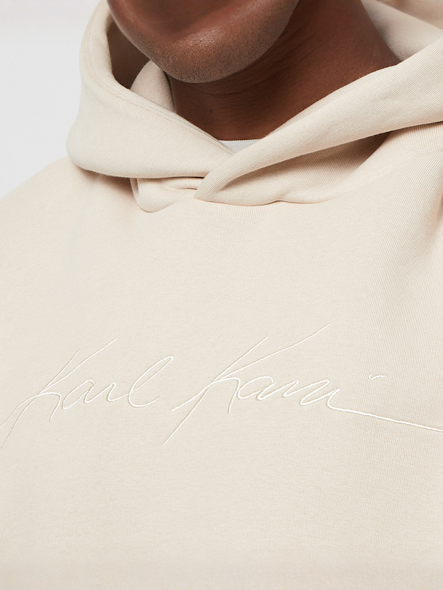 Karl Kani, Autograph Heavy Sweat OS Hoodie, beige, Image 3 of 4