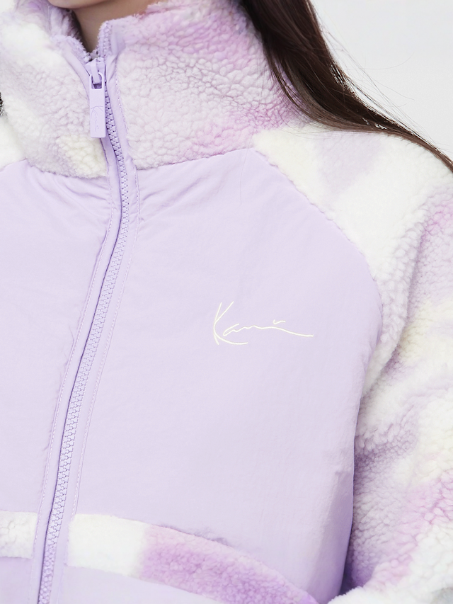 Karl Kani, Chest Signature Teddy Block Trackjacket, purple, Image 3 of 4