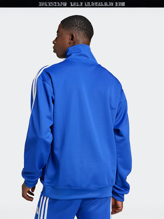 adidas Originals, Adicolor Funnel Neck Track Top, blue, Image 2 of 5