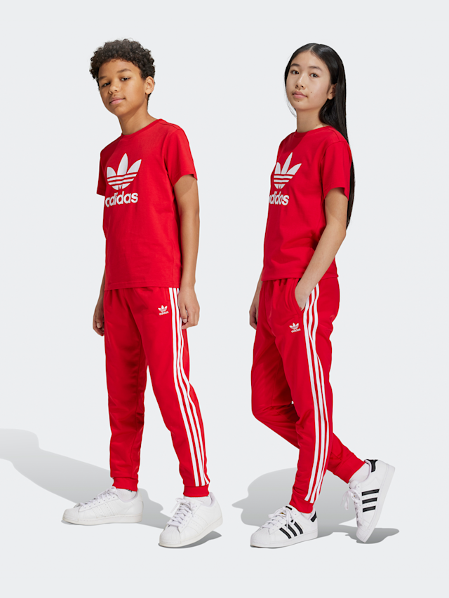 adidas Originals, Superstar Track Pants, red, Image 4 of 4
