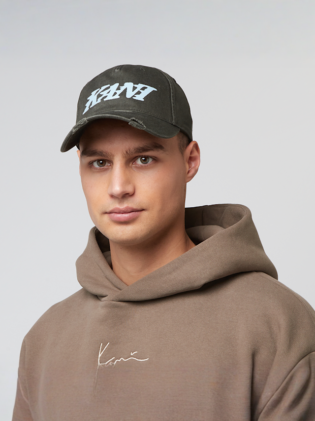 Karl Kani, Vanished Distress Baseball Cap, black, Image 5 of 5